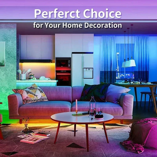 1-30m Bluetooth RGB LED Strip Light for TV Backlight USB 5V 5050 Flexible Tape APP Remote Control Game Room Holiday Decor Lights