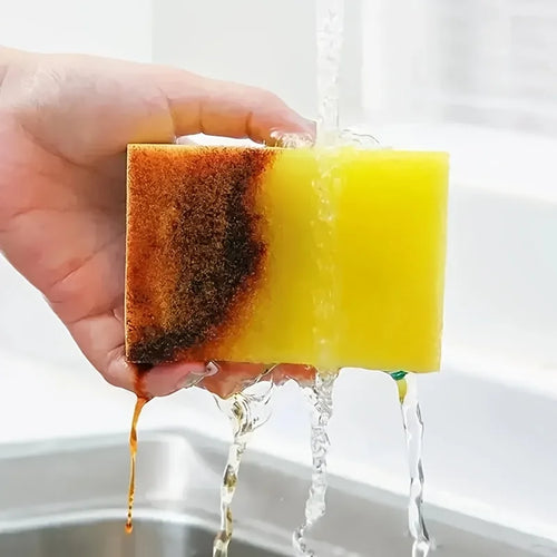 100pcs Magic Cleaning Sponges Reusable Pan Pot Dishwashing Scouring Pads Household Kitchen Sponge Wipes Brush Clean Tools