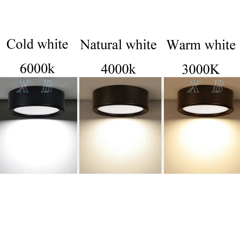 LED downlight ceiling light track light 5W 7W 9W 12W 15W 18W surface mounted ultra-thin new modern downlight spotlight AC220V